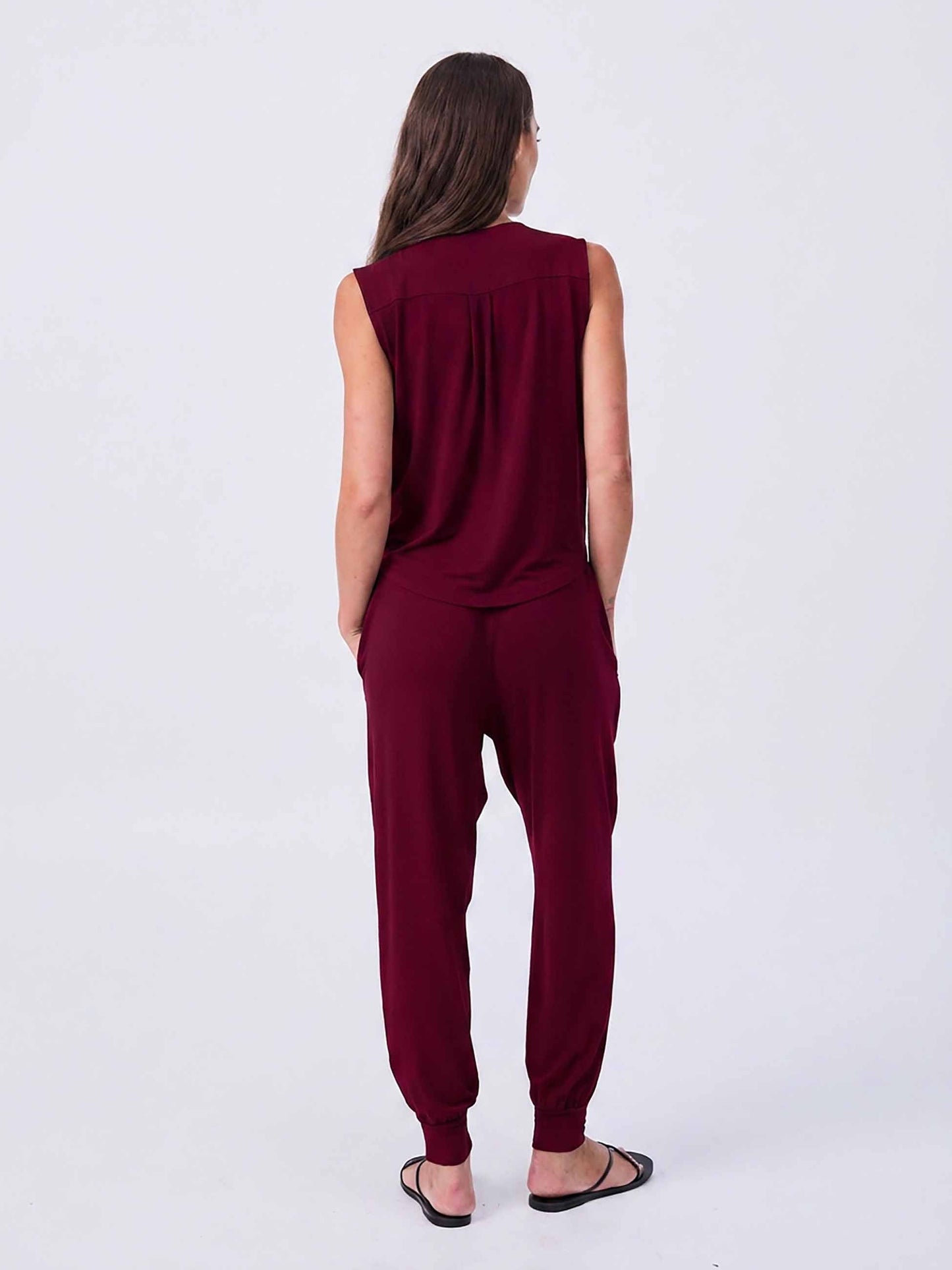 Nomad Relax Pant - Sangria
