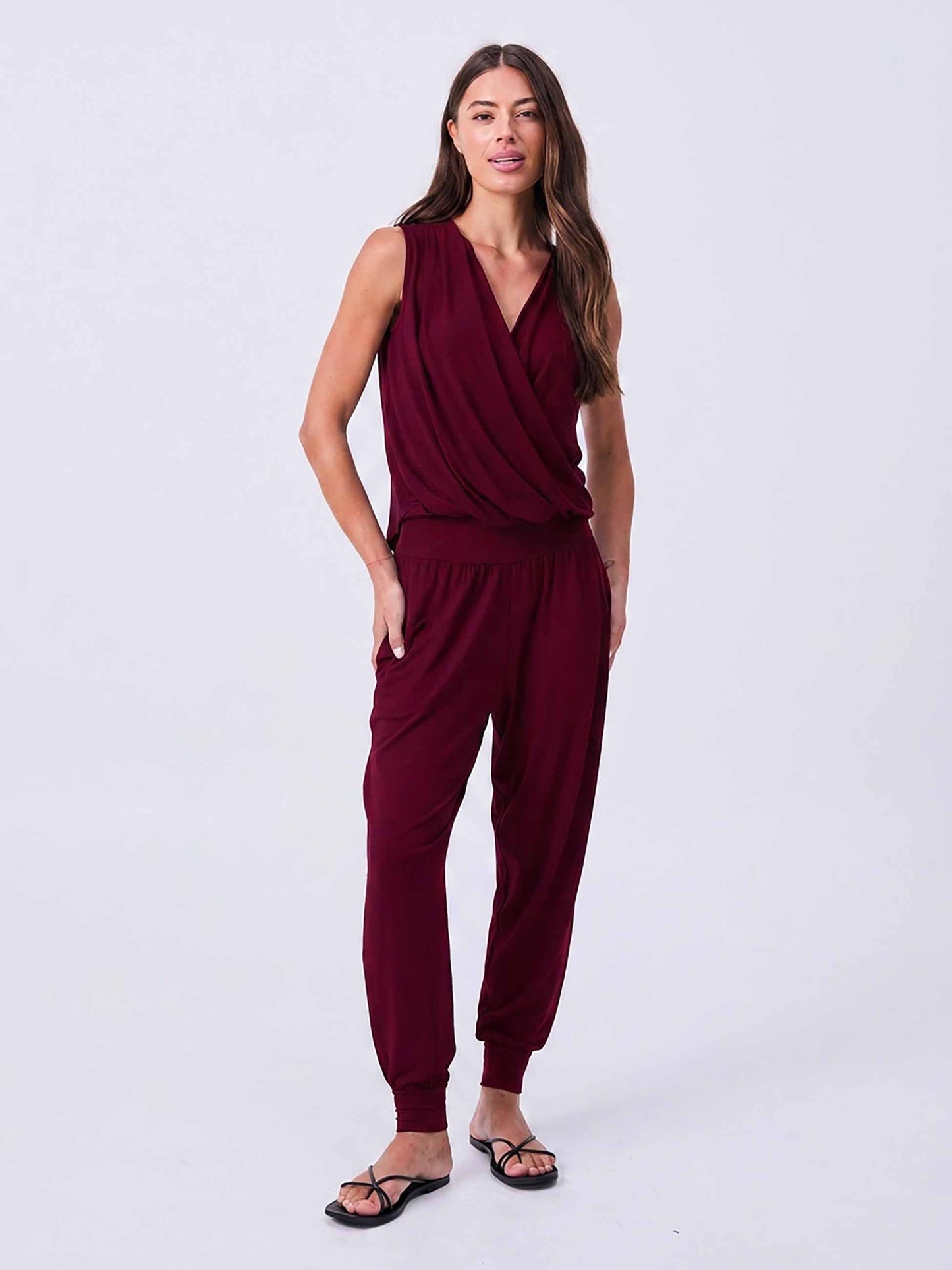 Nomad Relax Pant - Sangria