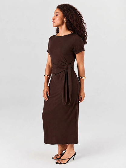 Bobbie Dress - Coffee Bean