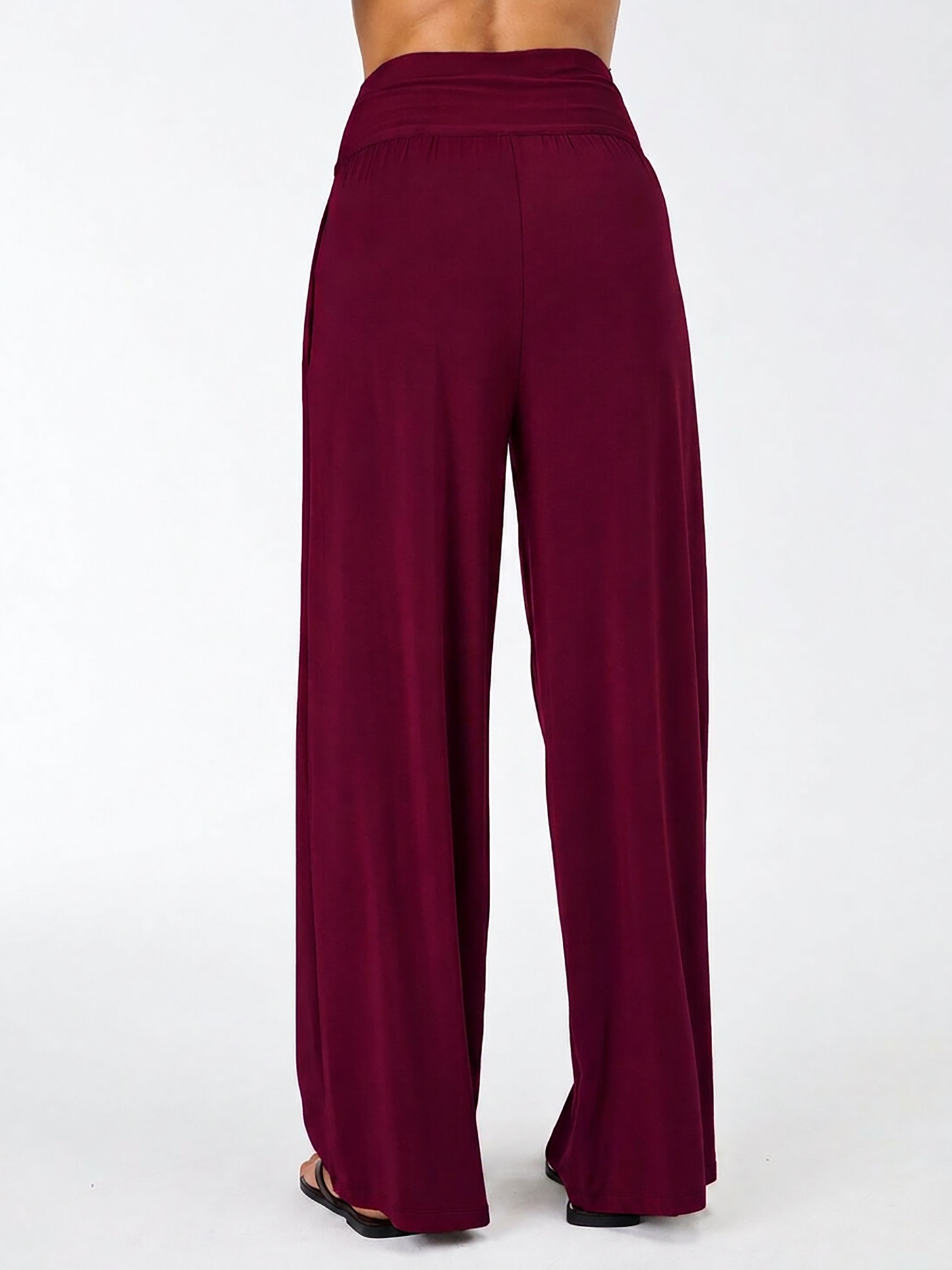 Nomad Modal Wide Leg Pant - Sangria