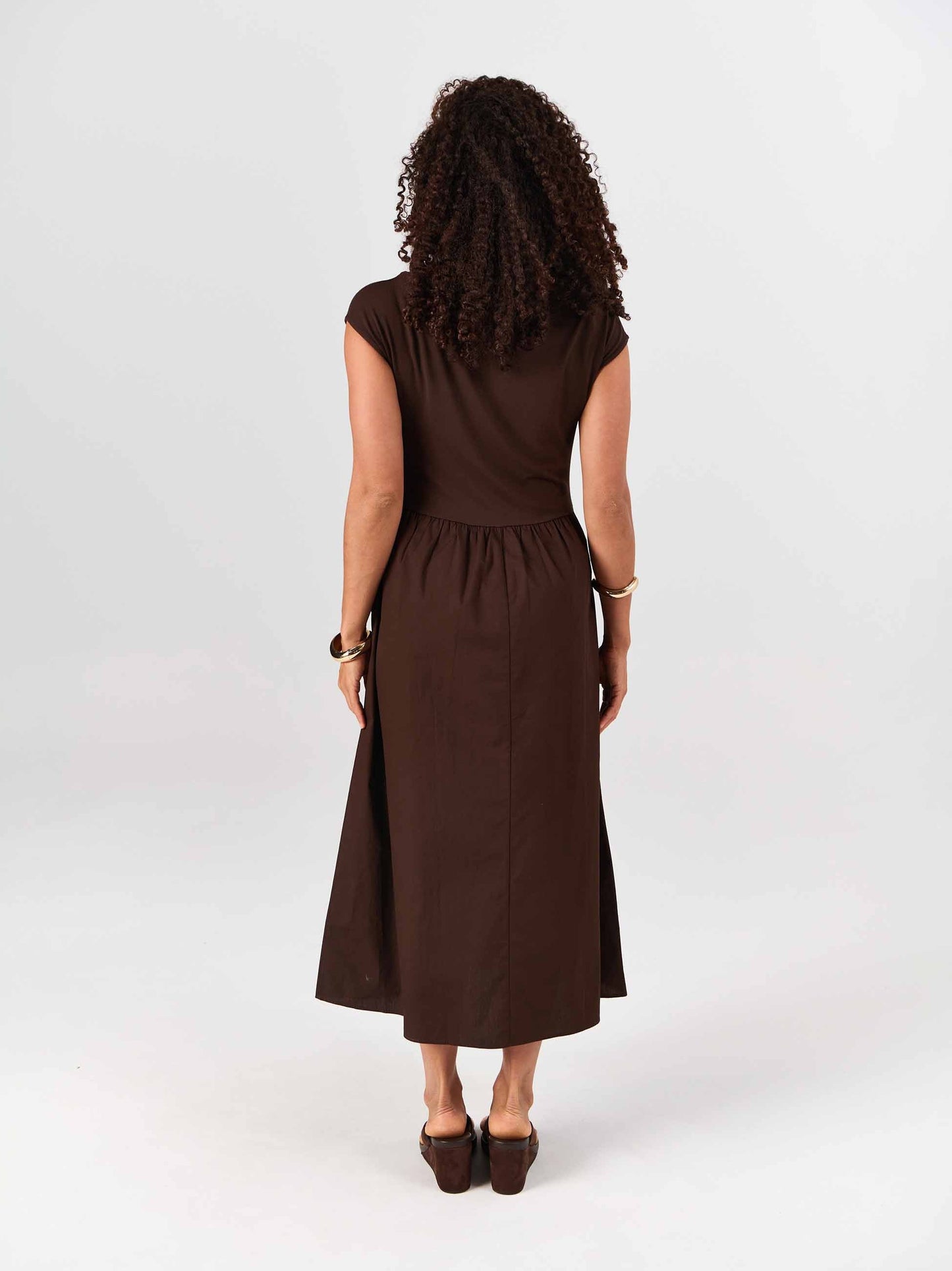 Anton Dress - Coffee Bean