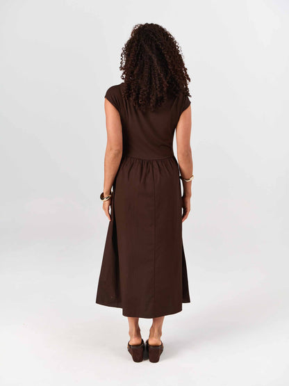Anton Dress - Coffee Bean