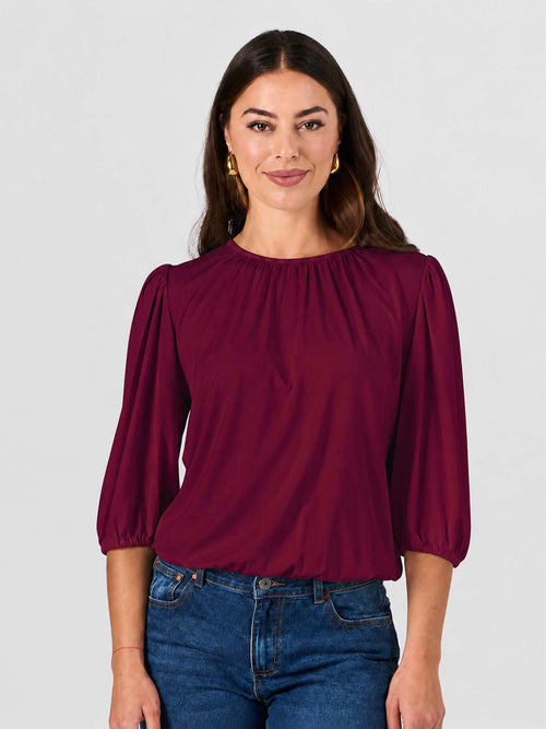 Millie Modal Top - Sangria