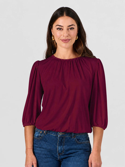 Millie Modal Top - Sangria