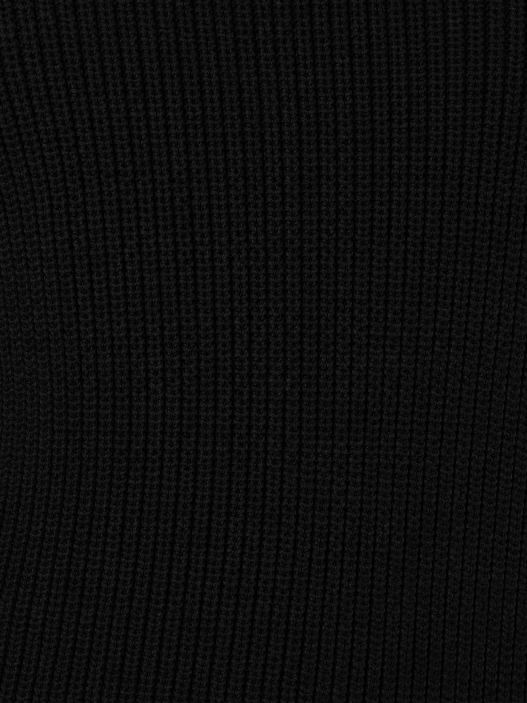 Claire Cotton Knit Top - Black