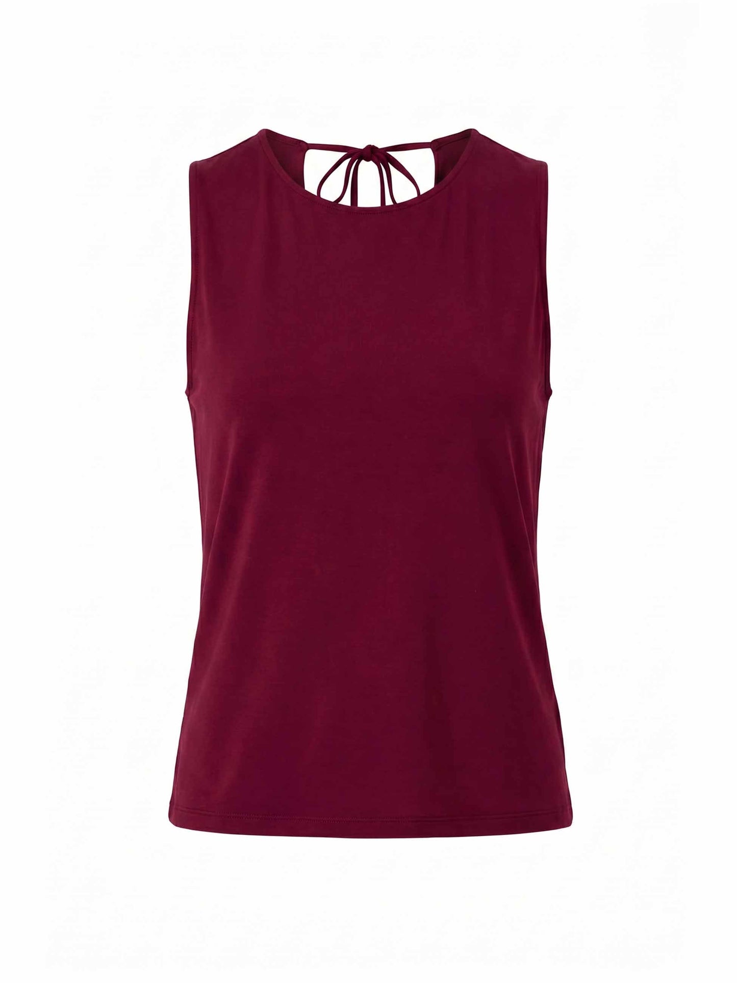 Cowl Back Top - Sangria