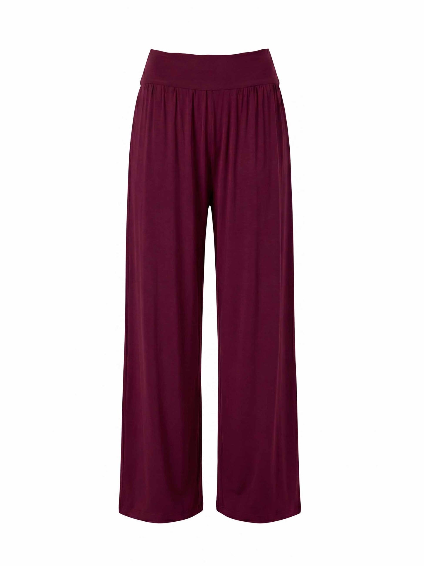 Nomad Modal Wide Leg Pant - Sangria