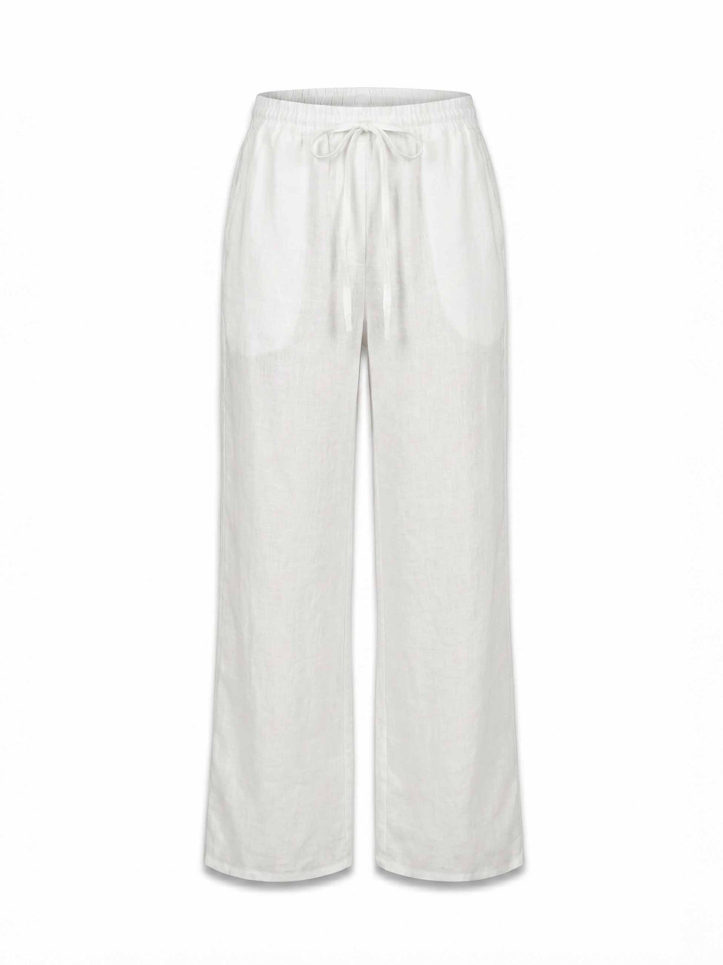 Sasha Linen Pants - White