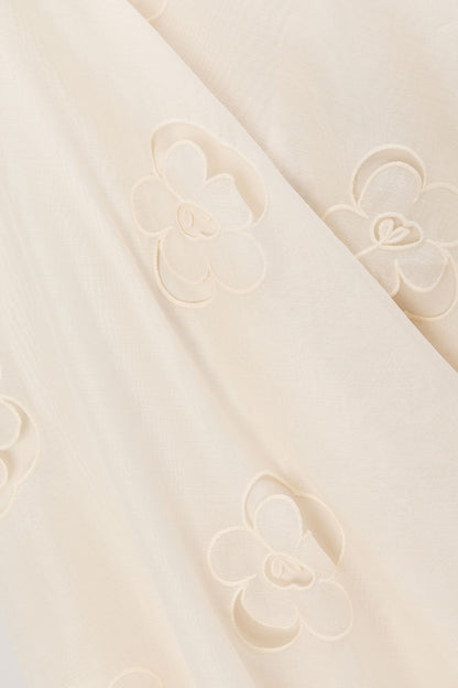 Melena Dress - Beige Flower
