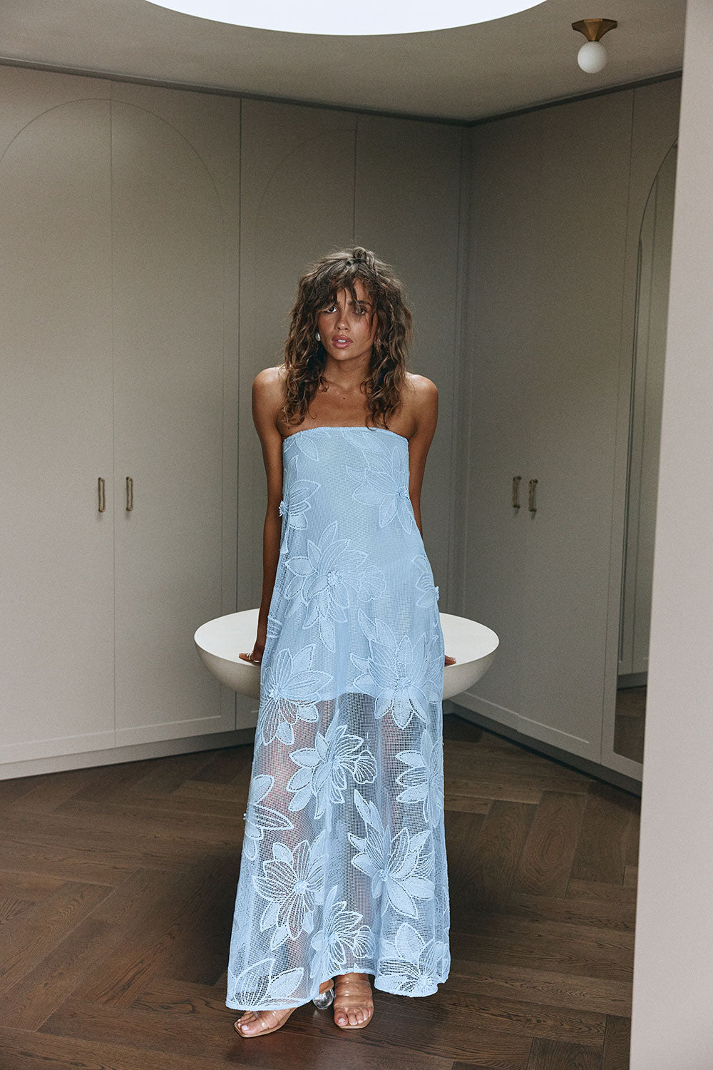 Cellar Dress - Powder Blue