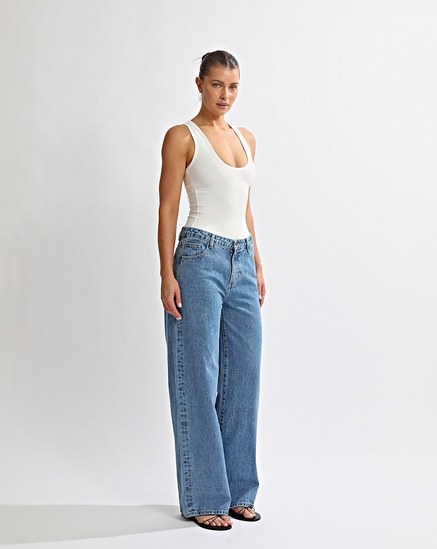 Amelia Tank White