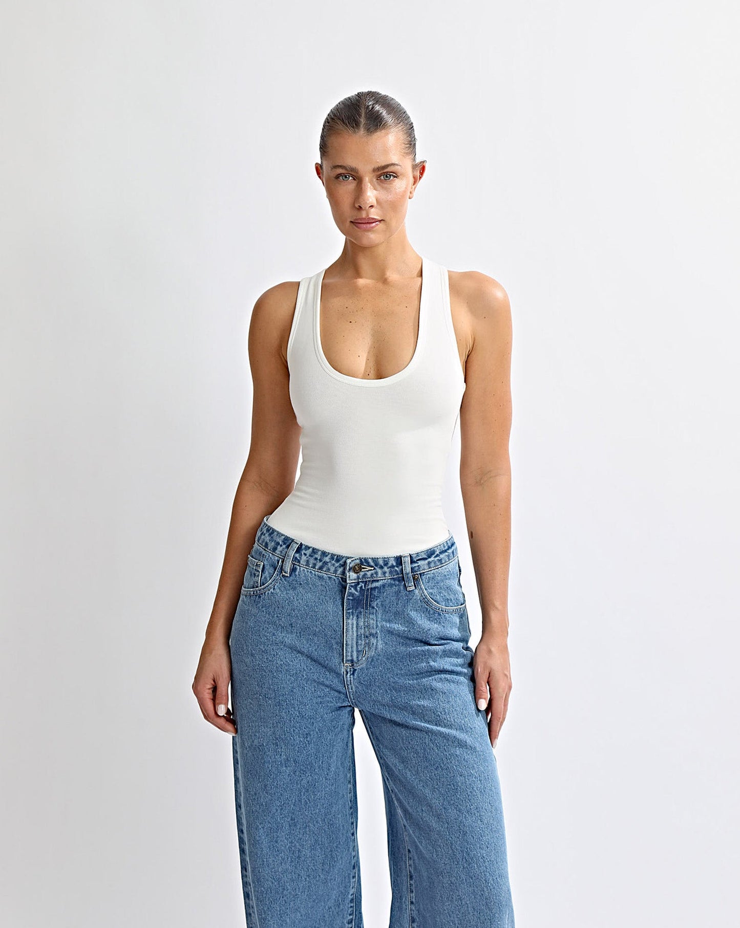 Amelia Tank White