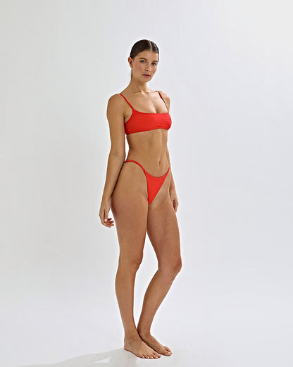 Alani Bikini Top Chilli Red