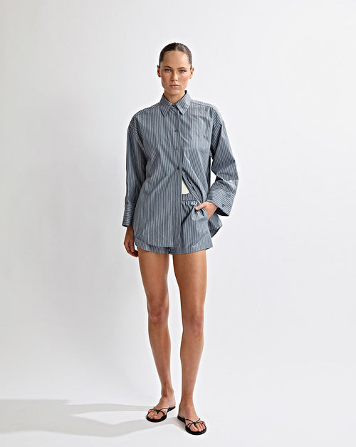 Rowan Shirt Steel Stripe