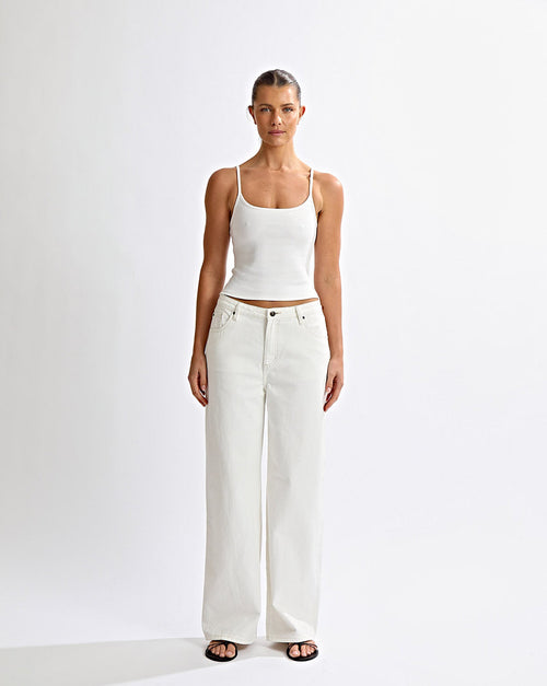 Noah Jeans White Regular/Tall