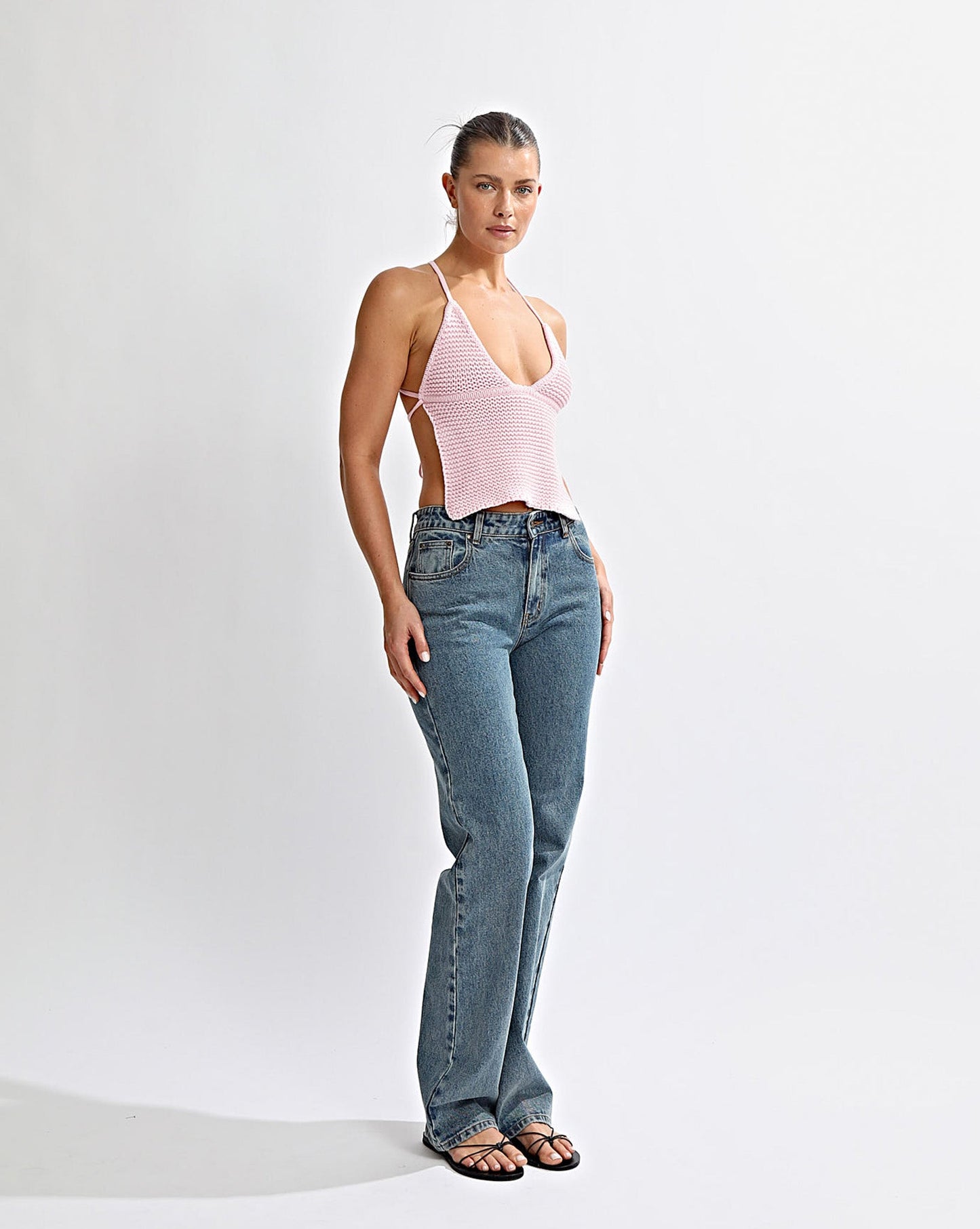 Uma Knit Top Pink