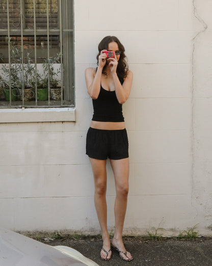 Amelia Tank Black