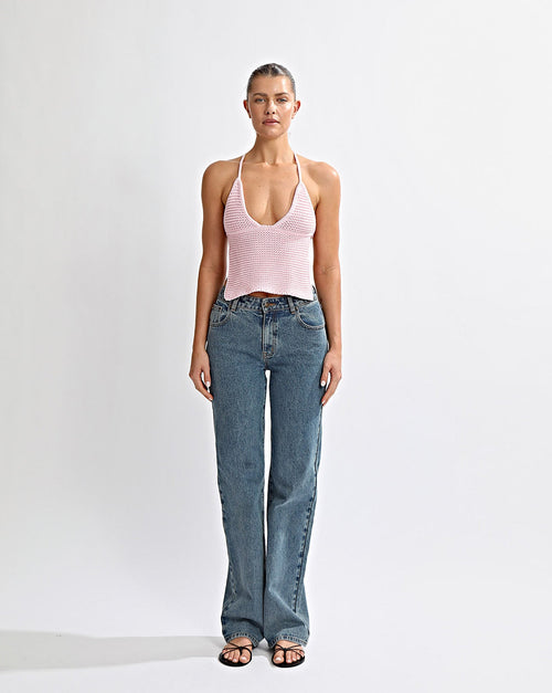 Uma Knit Top Pink
