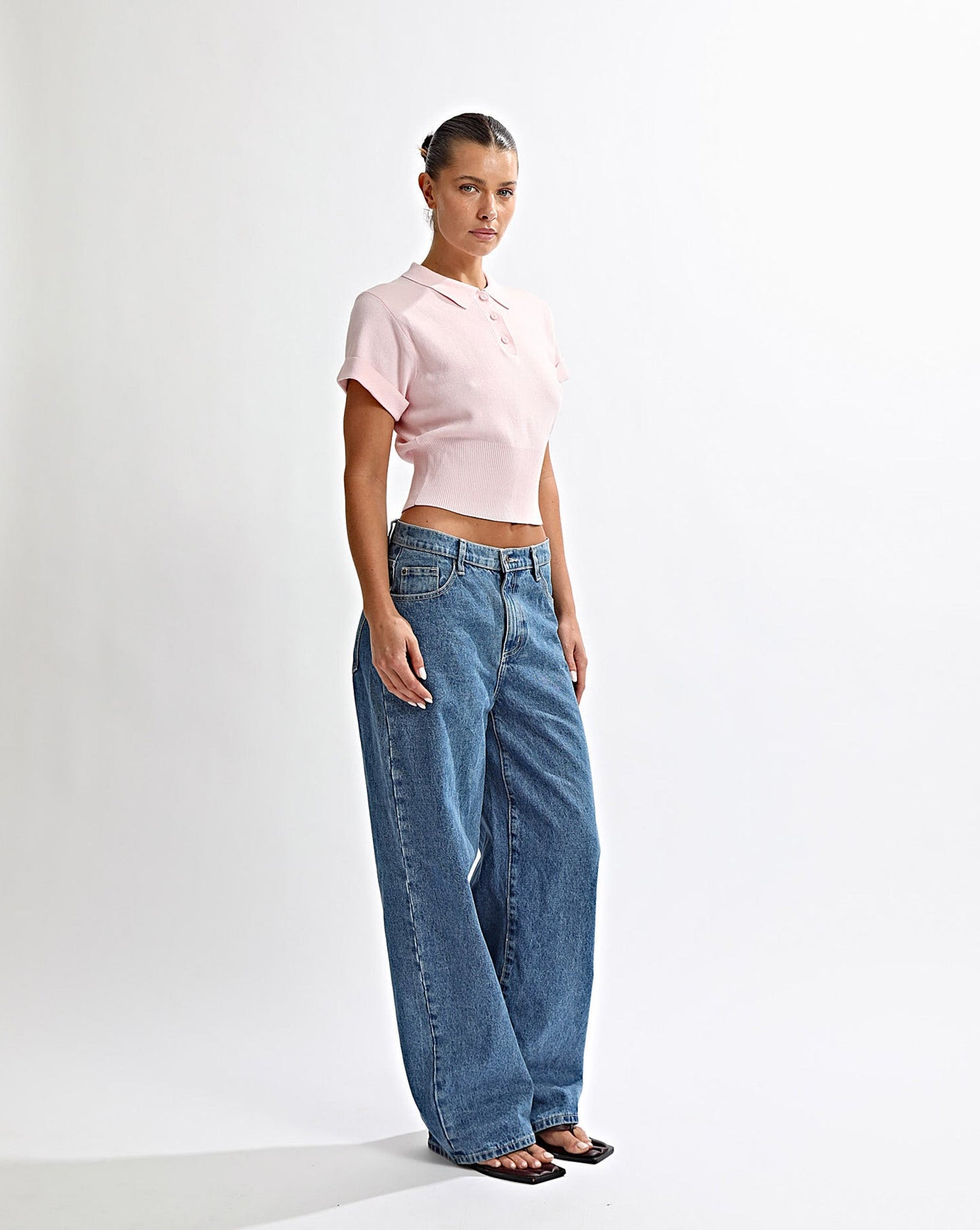 Blaire Knit Top Pink