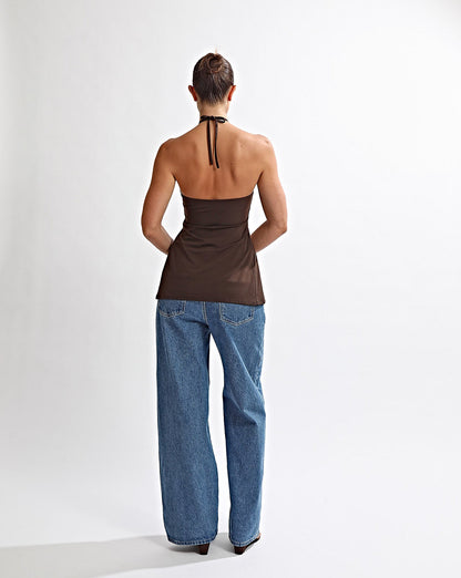 Pamela Halter Top Chocolate