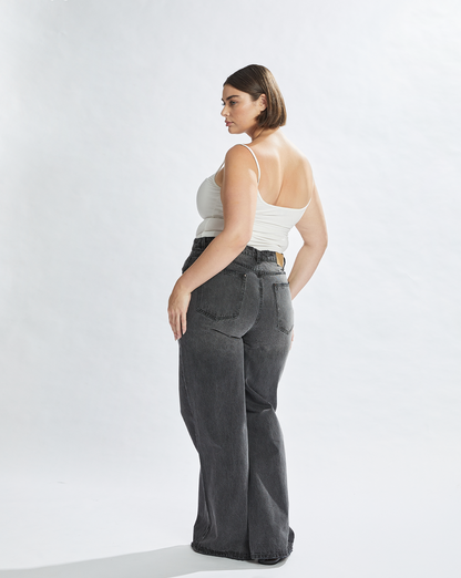 Harley High Rise Jeans Black Cropped