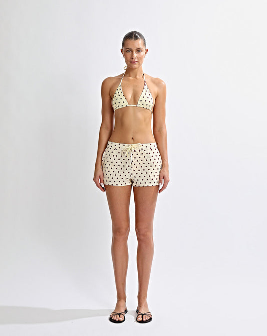 Palma Boardshorts Yellow Polka