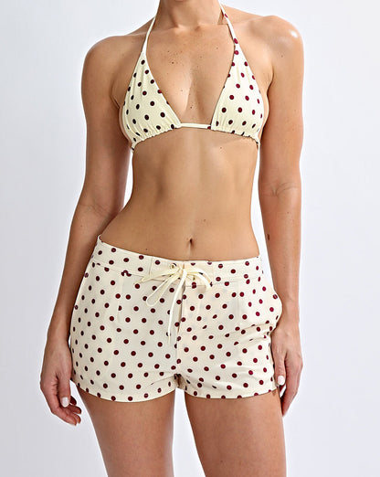 Palma Boardshorts Yellow Polka