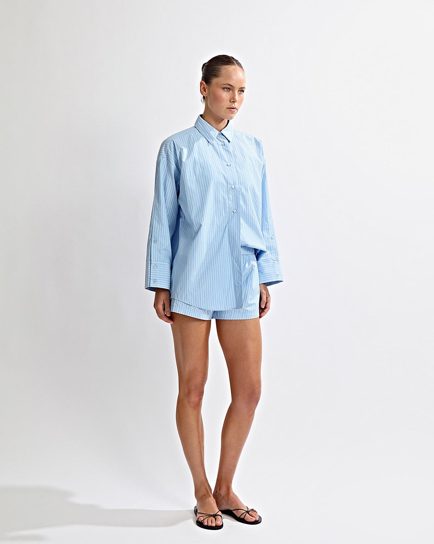 Rowan Shirt Blue Stripe