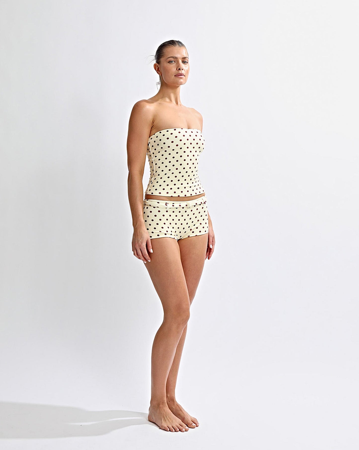 Nali Boyshort Yellow Polka