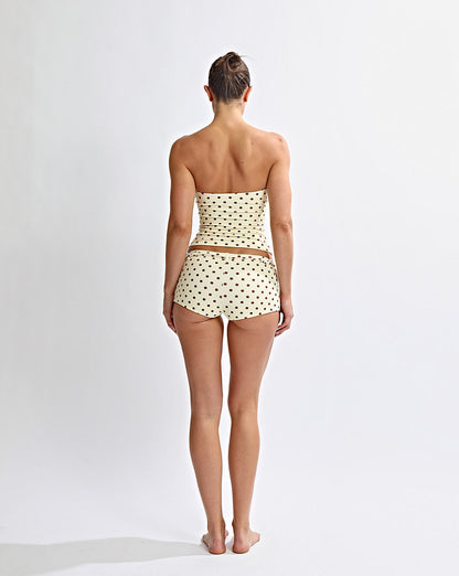 Nali Boyshort Yellow Polka