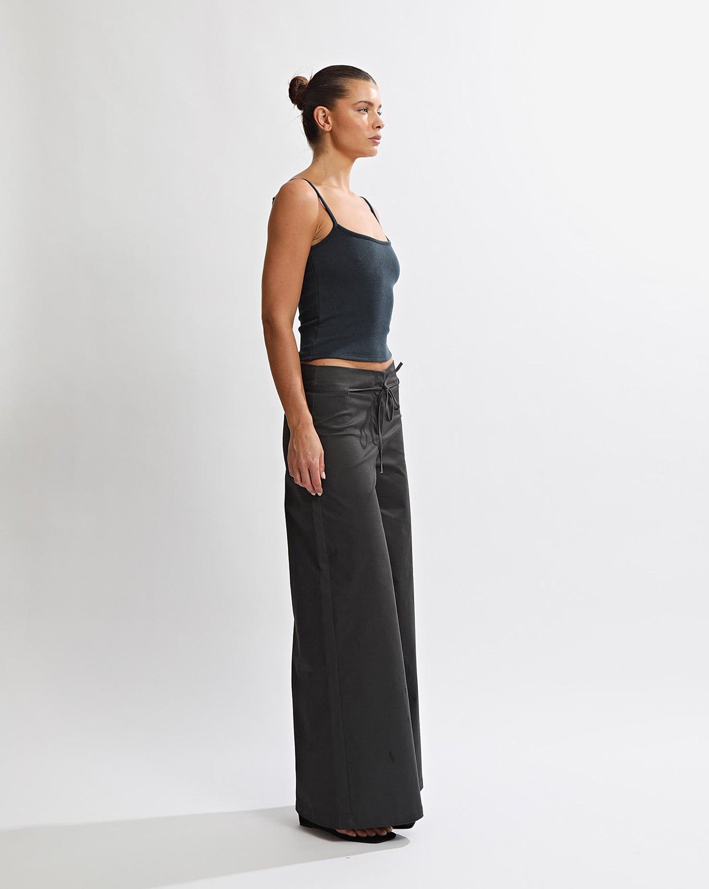 Harper Trousers Steel Cropped