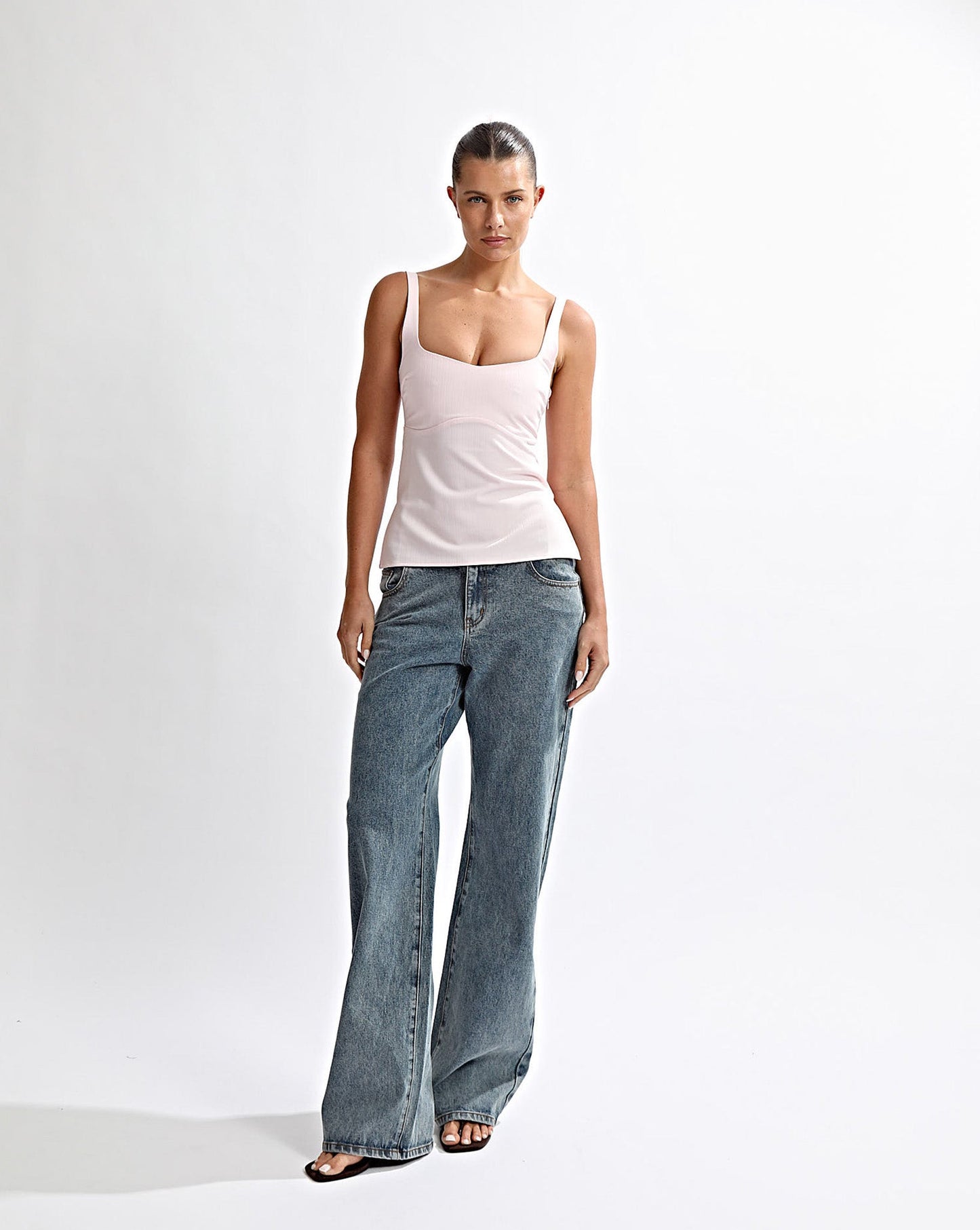 Luca Top Pink Stripe