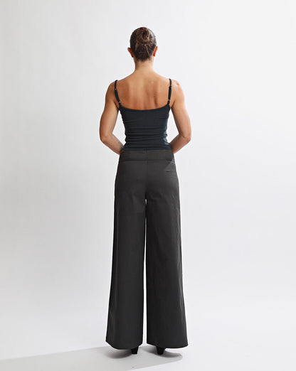Harper Trousers Steel Cropped