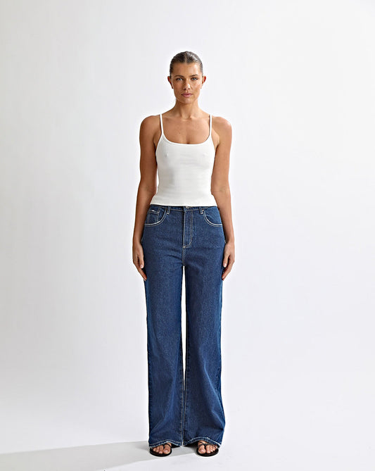 Harley High Rise Jeans Vintage Blue