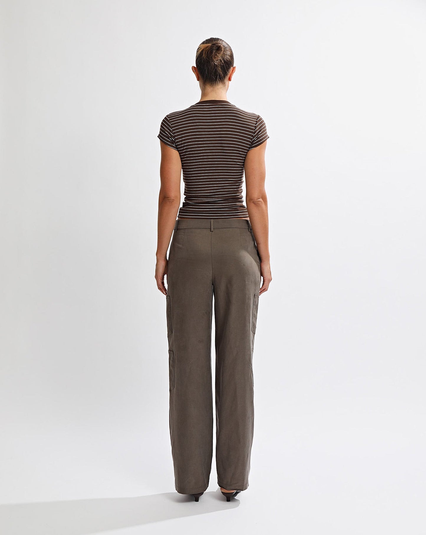 Peta Trousers Mocha Cropped
