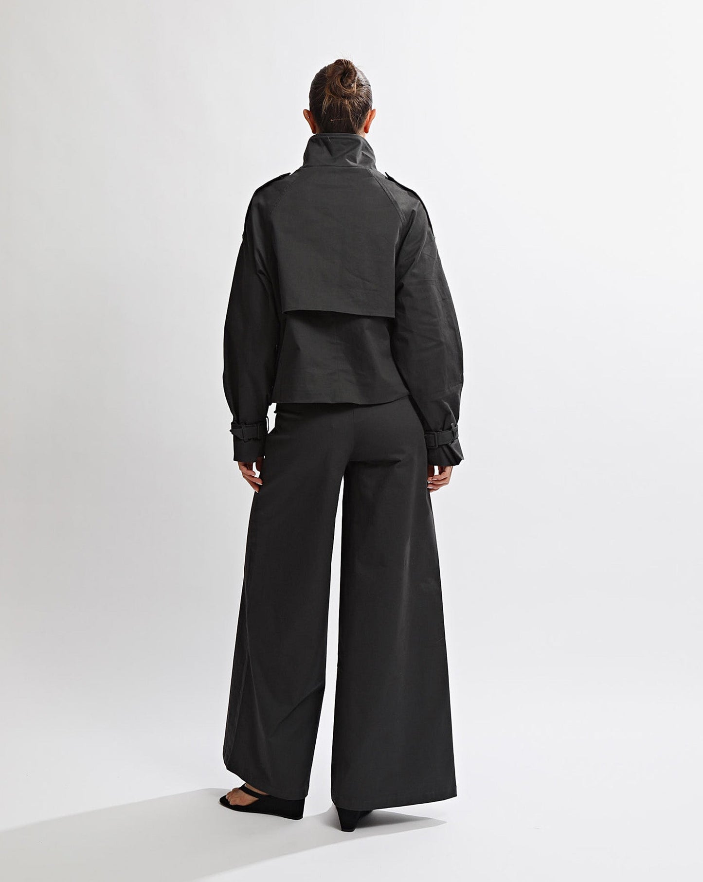Harper Trousers Steel Cropped