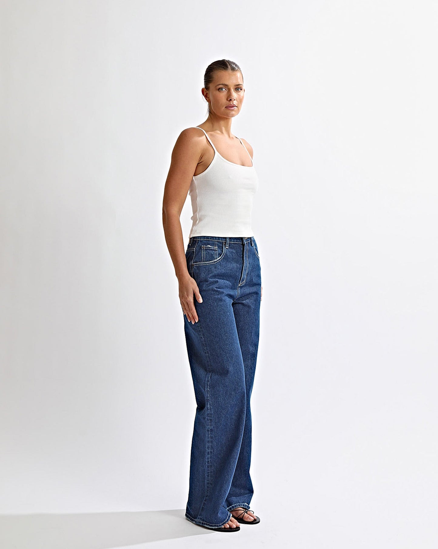 Harley High Rise Jeans Vintage Blue