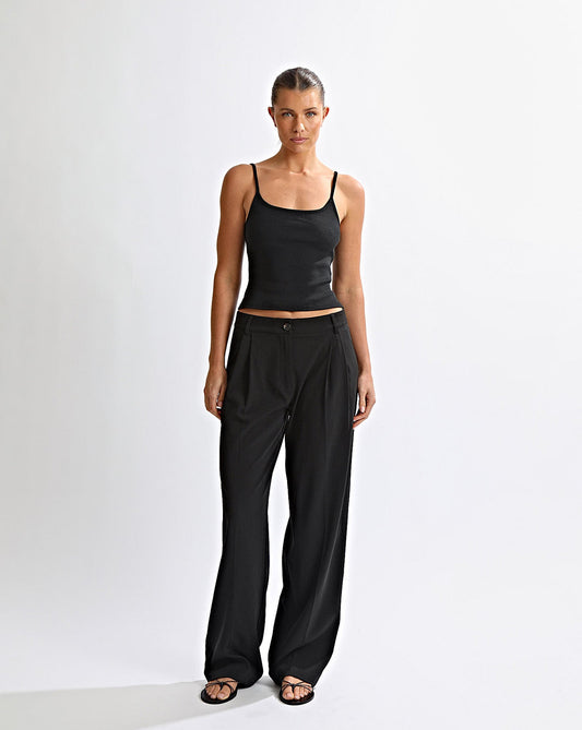 Naomi Trousers Black Regular/Tall