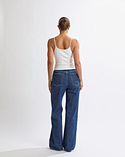 Harley High Rise Jeans Vintage Blue