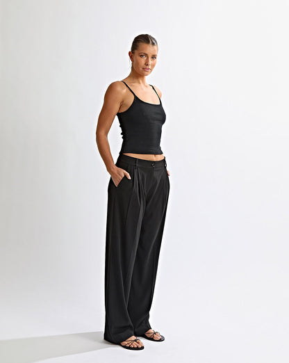 Naomi Trousers Black Regular/Tall