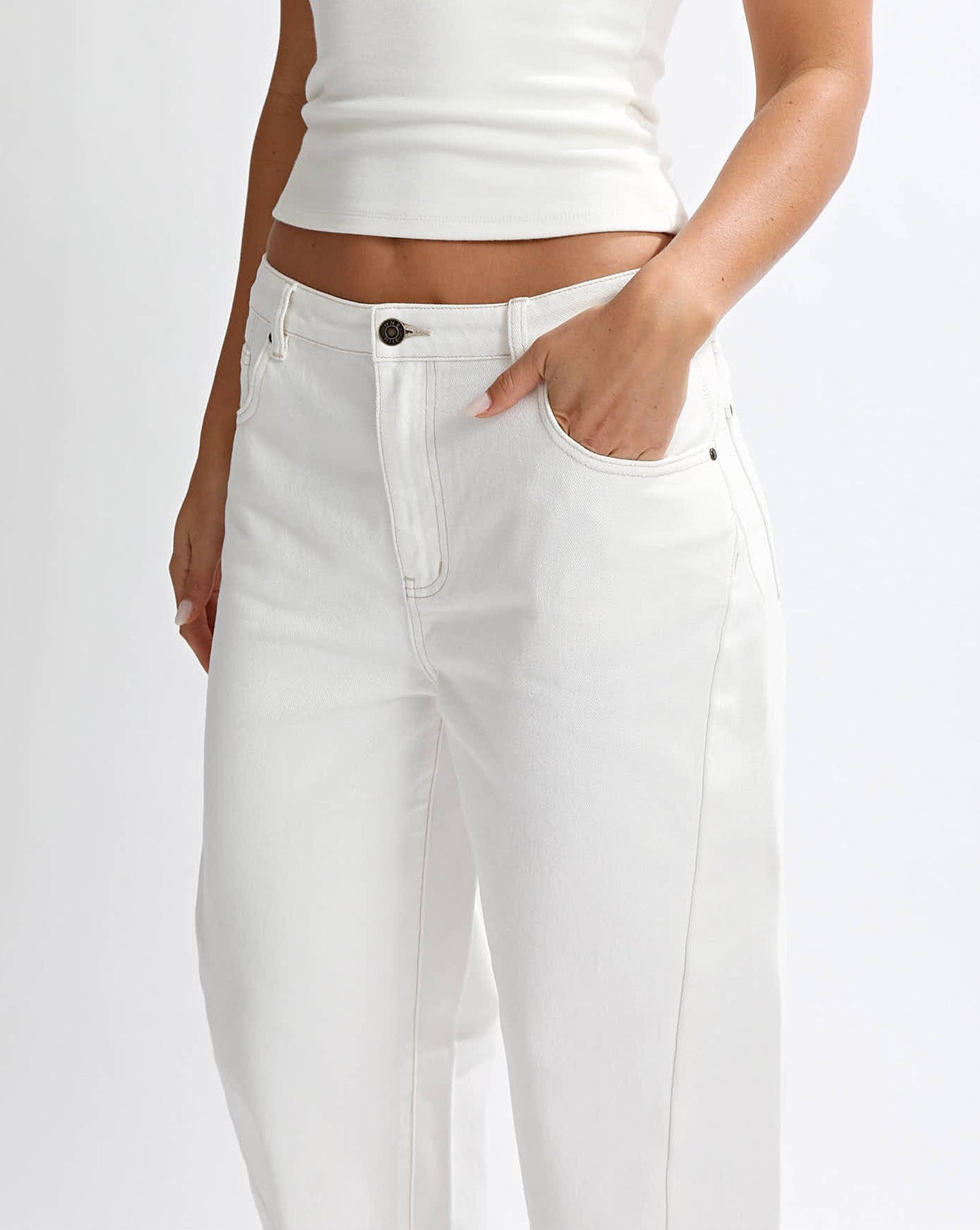 Toby Jeans White Regular/Tall