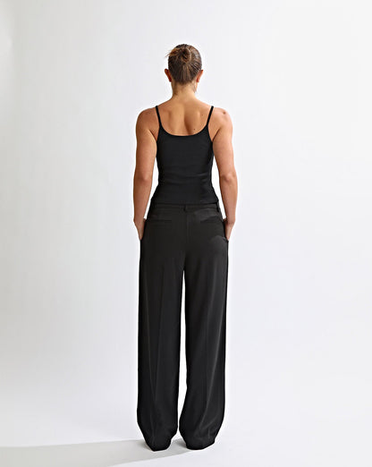 Naomi Trousers Black Regular/Tall