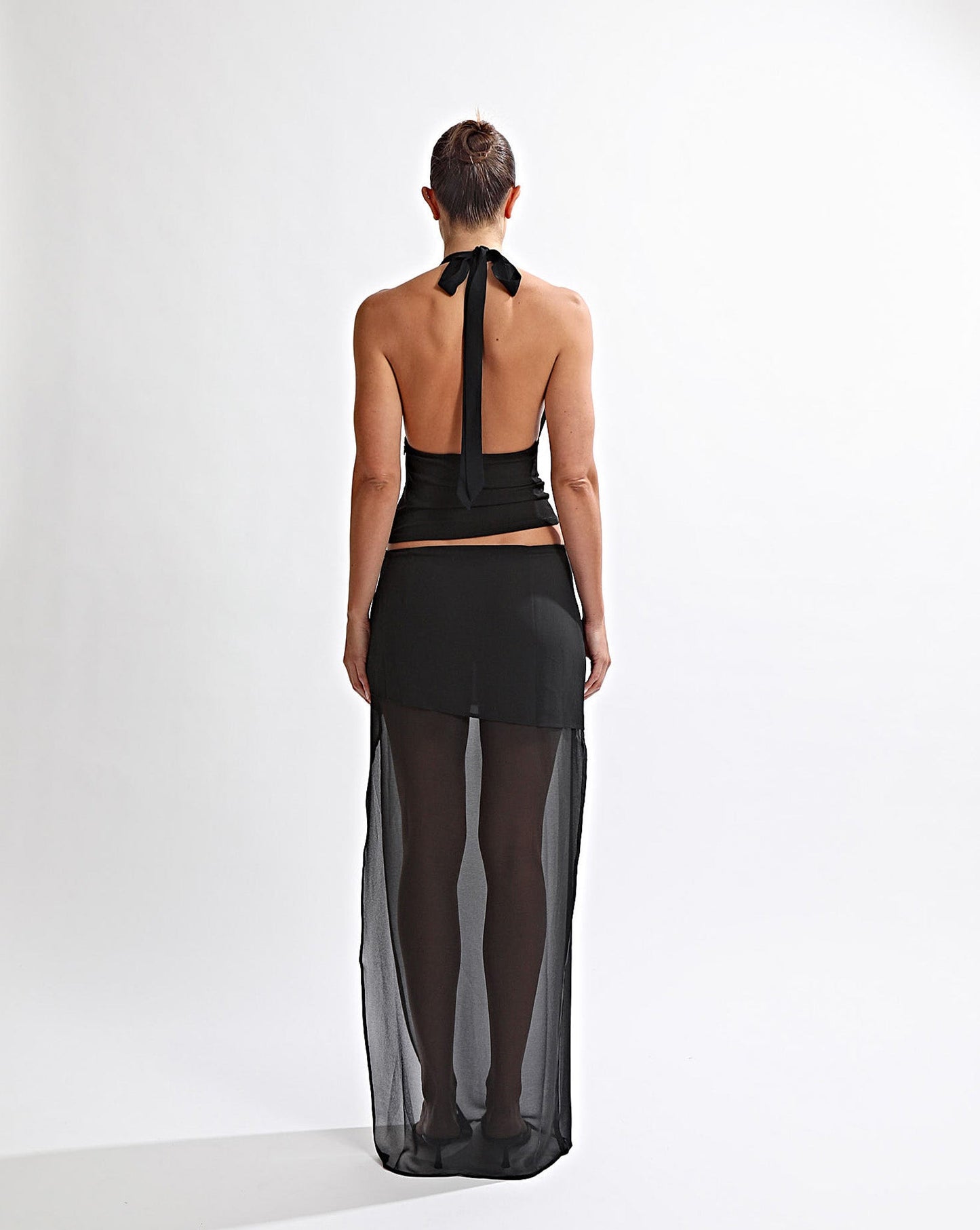 Sage Halter Top Black