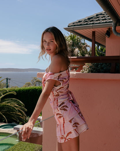Lola Mini Skirt Pink Tonic