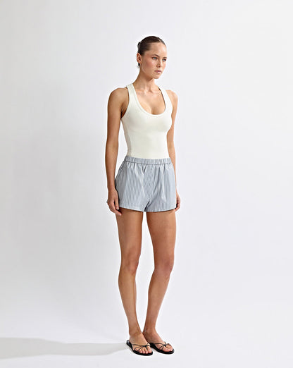 Rowan Shorts Grey Stripe