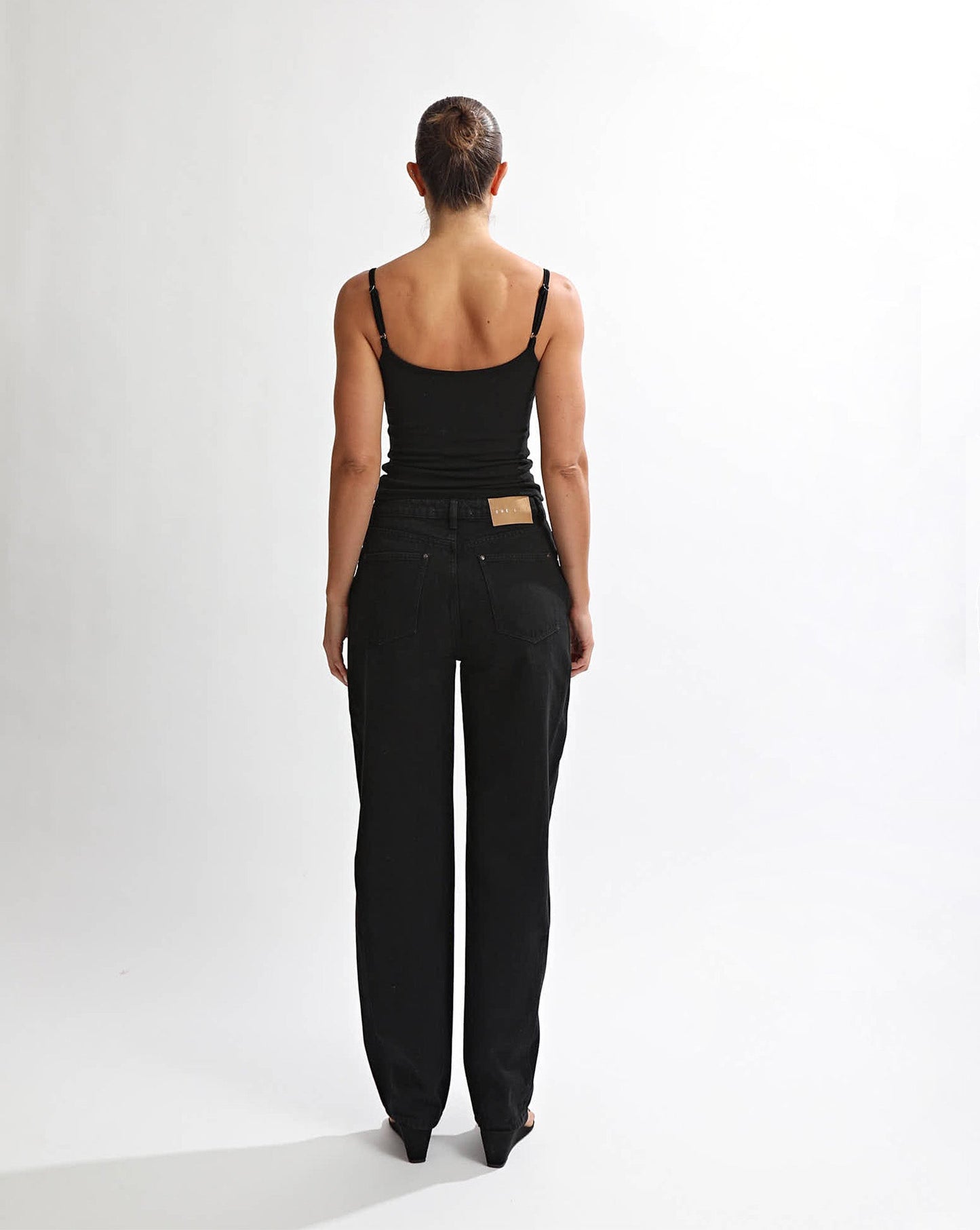 Toby Jeans Black Cropped