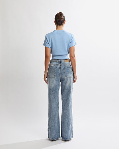Blaire Knit Top Azzure