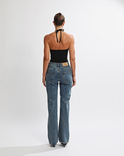 Anna Halter Tank Black