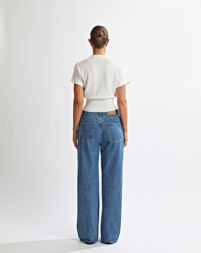 Blaire Knit Top Off White