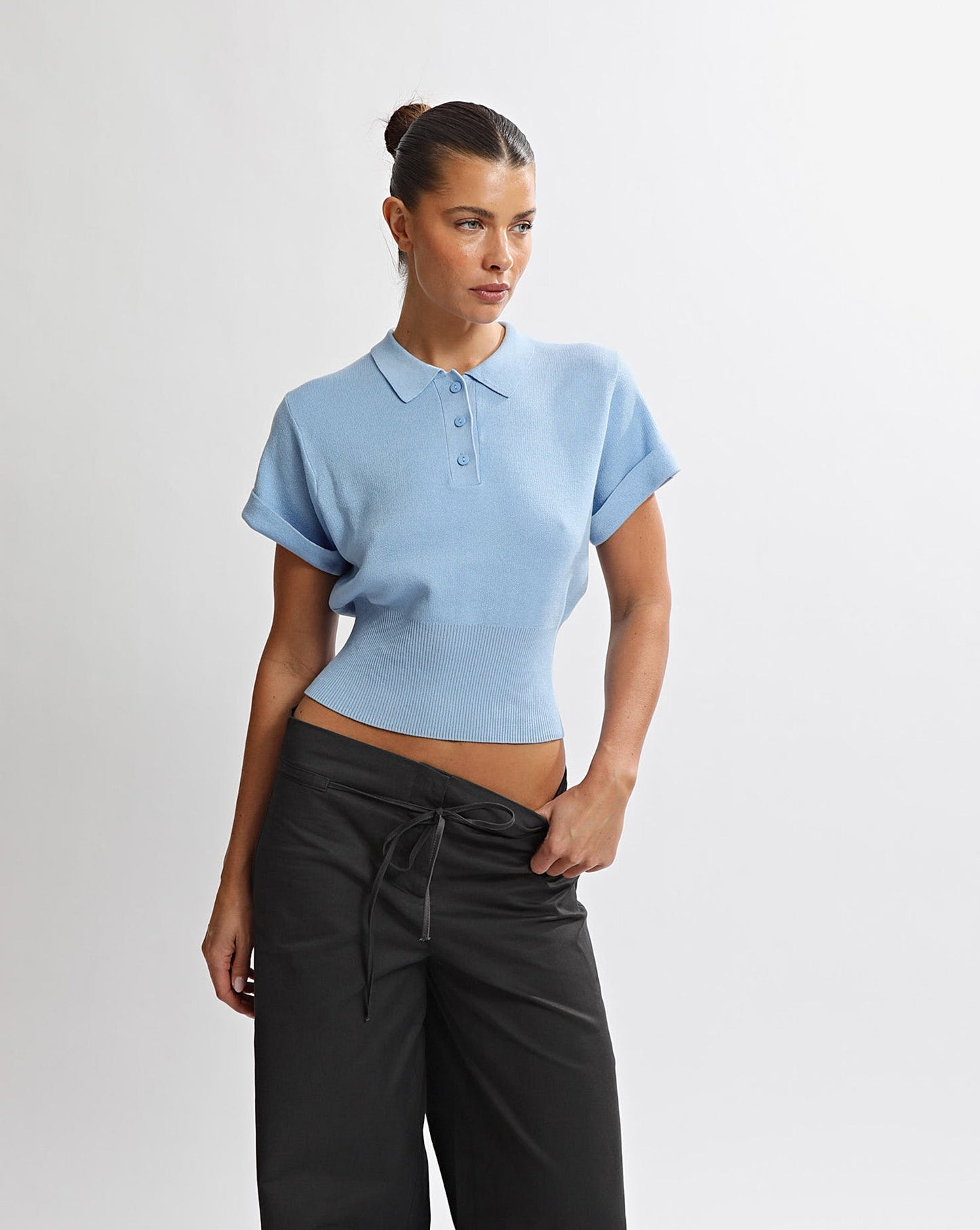 Blaire Knit Top Azzure